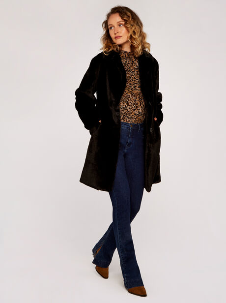 Soft Faux Fur Coat