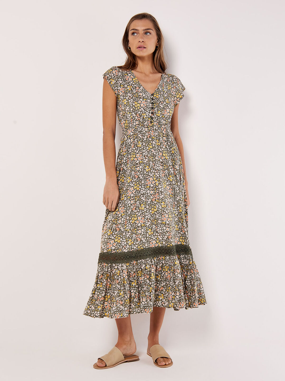 Ditsy Floral Maxi Dress