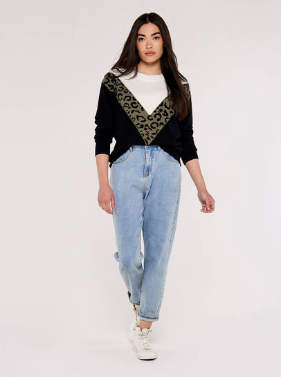 Animal Chevron Jumper