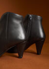 Heeled Pointed Boots, Black, large