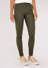 Sienna Coated Skinny Jeans, Khaki, large