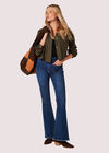 Suede Patchwork Hobo Bag, Assorted, large