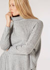 Soft Touch Wrap Tunic Top , Grey, large