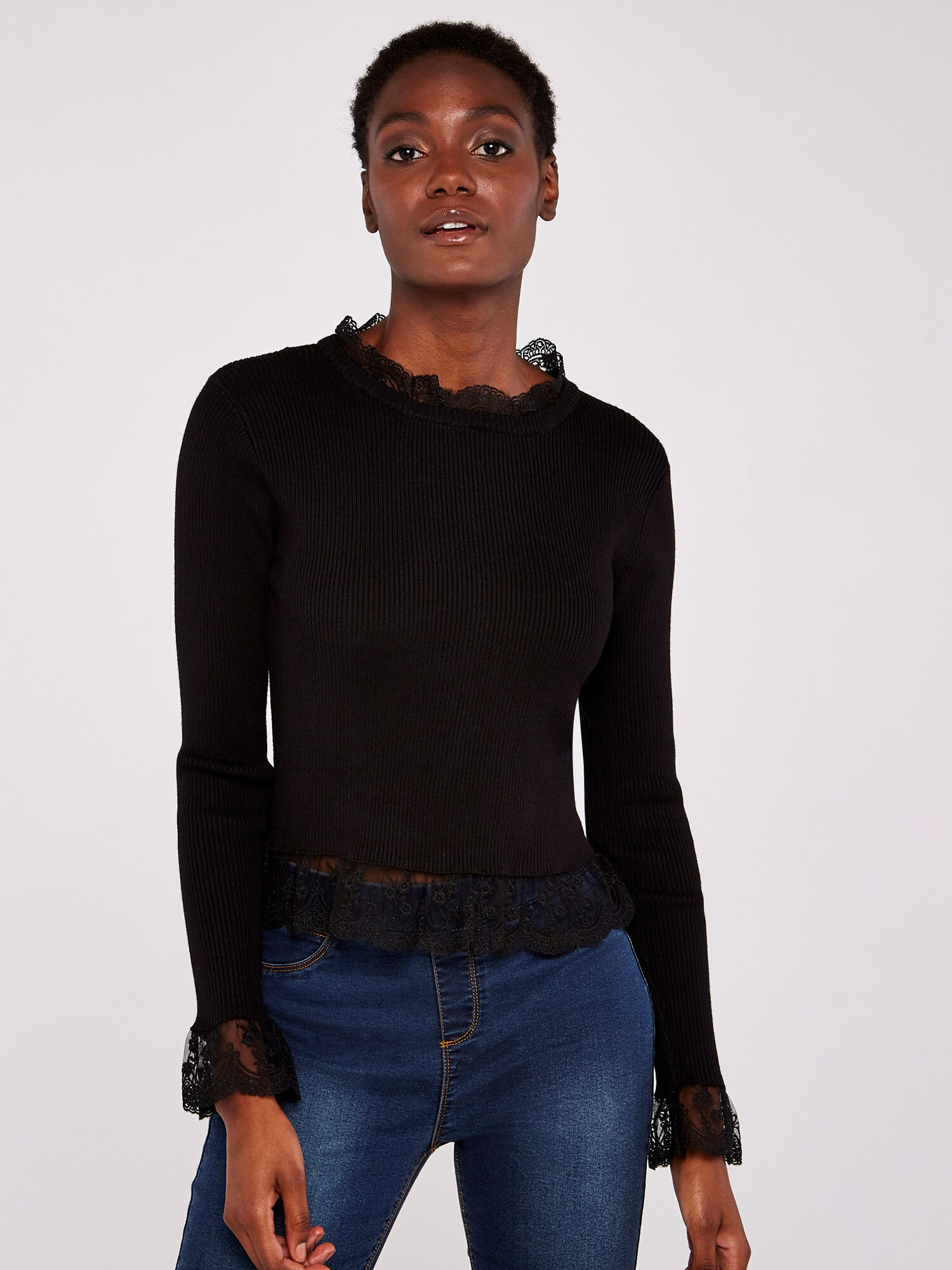 Lace jumpers new arrivals