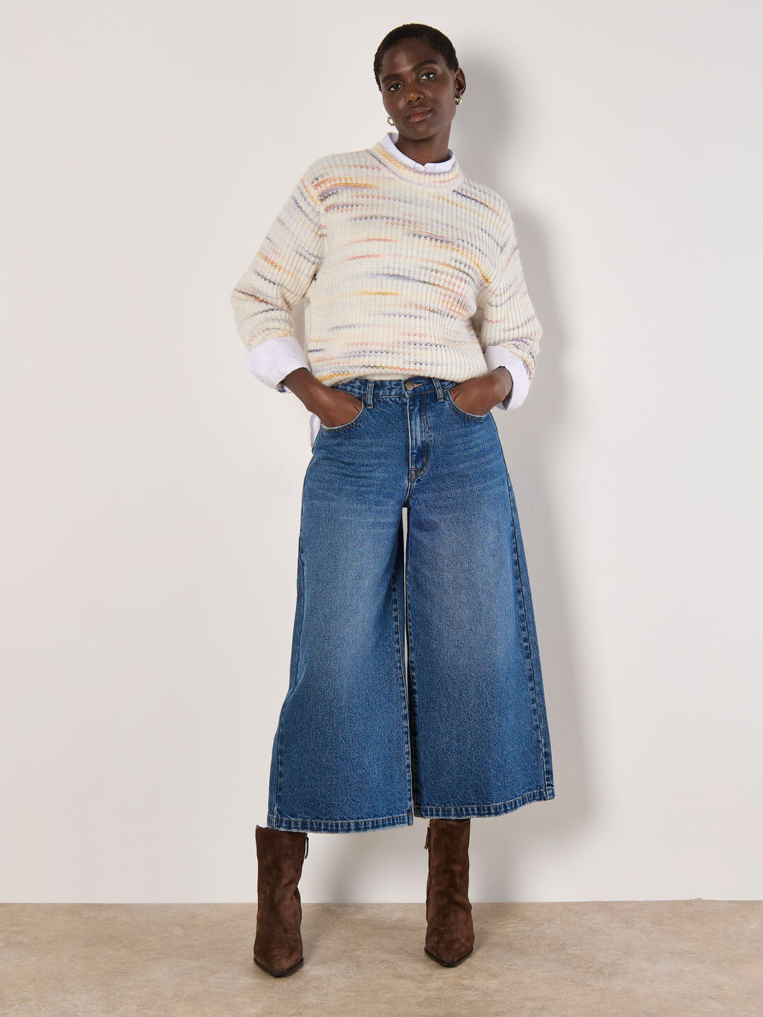 Image of Chunky Knit Space Dye Jumper