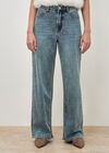 Elisa Soft Stretch Straight Leg Jeans, Blue, large