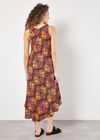 Hexagon Mandala Midi Dress, Yellow, large