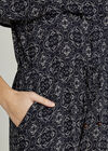 Navy Mosaic Floral Bardot Jumpsuit, Navy, large