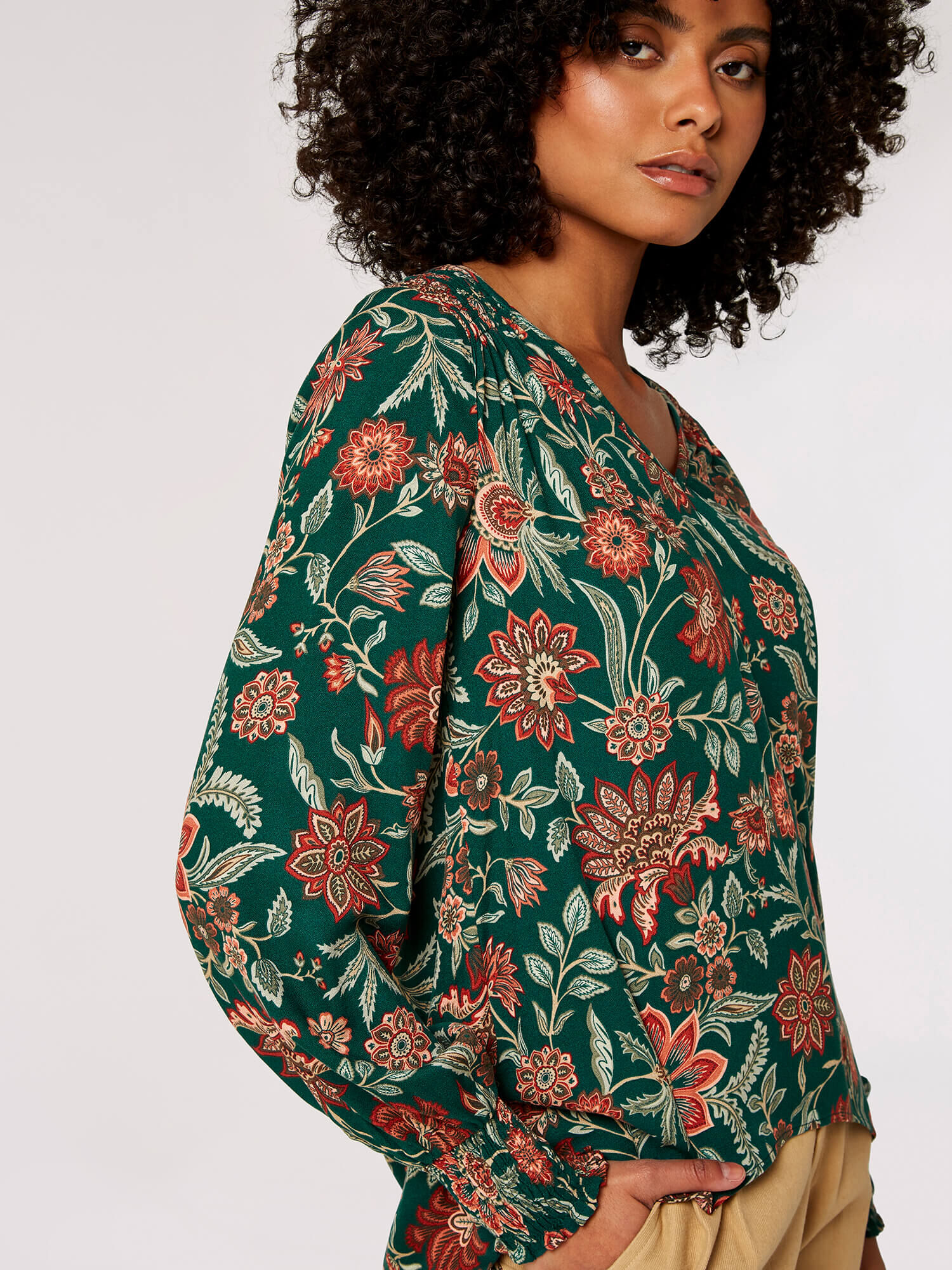 Floral high low top shop
