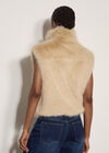 Faux Fur Gilet, Stone, large