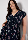 Botanical Bunches Maxi Dress, Navy, large