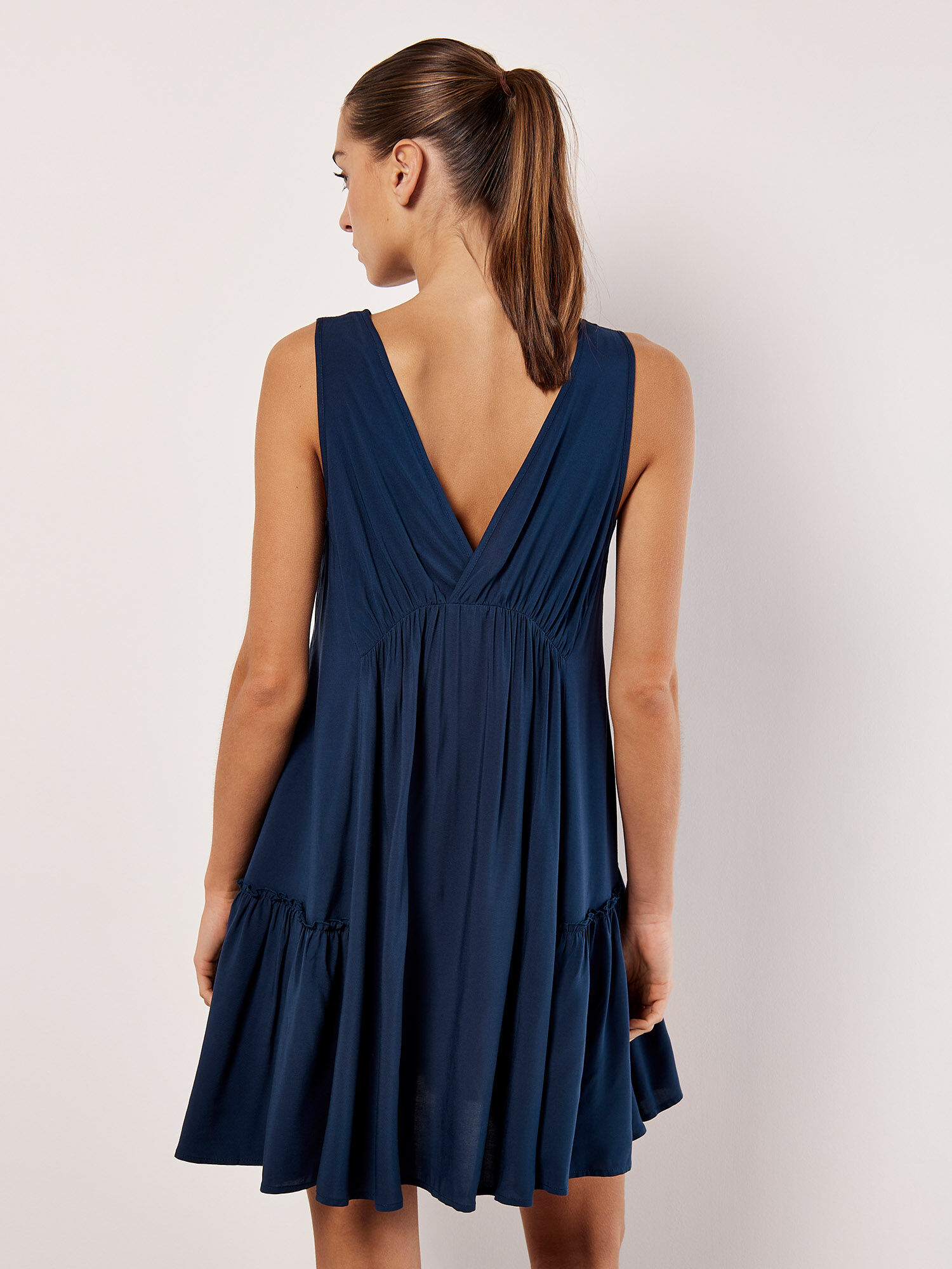 Embroidered swing dress online