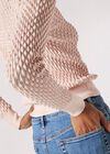 3D Textured Knitted Jumper, Pink, large