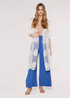 Embroidered Mesh Cover Up, White, large