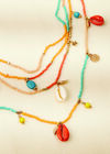 Colourful Beaded Layered Necklace, Assorted, large