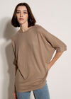 Soft Touch Batwing Top, Stone, large