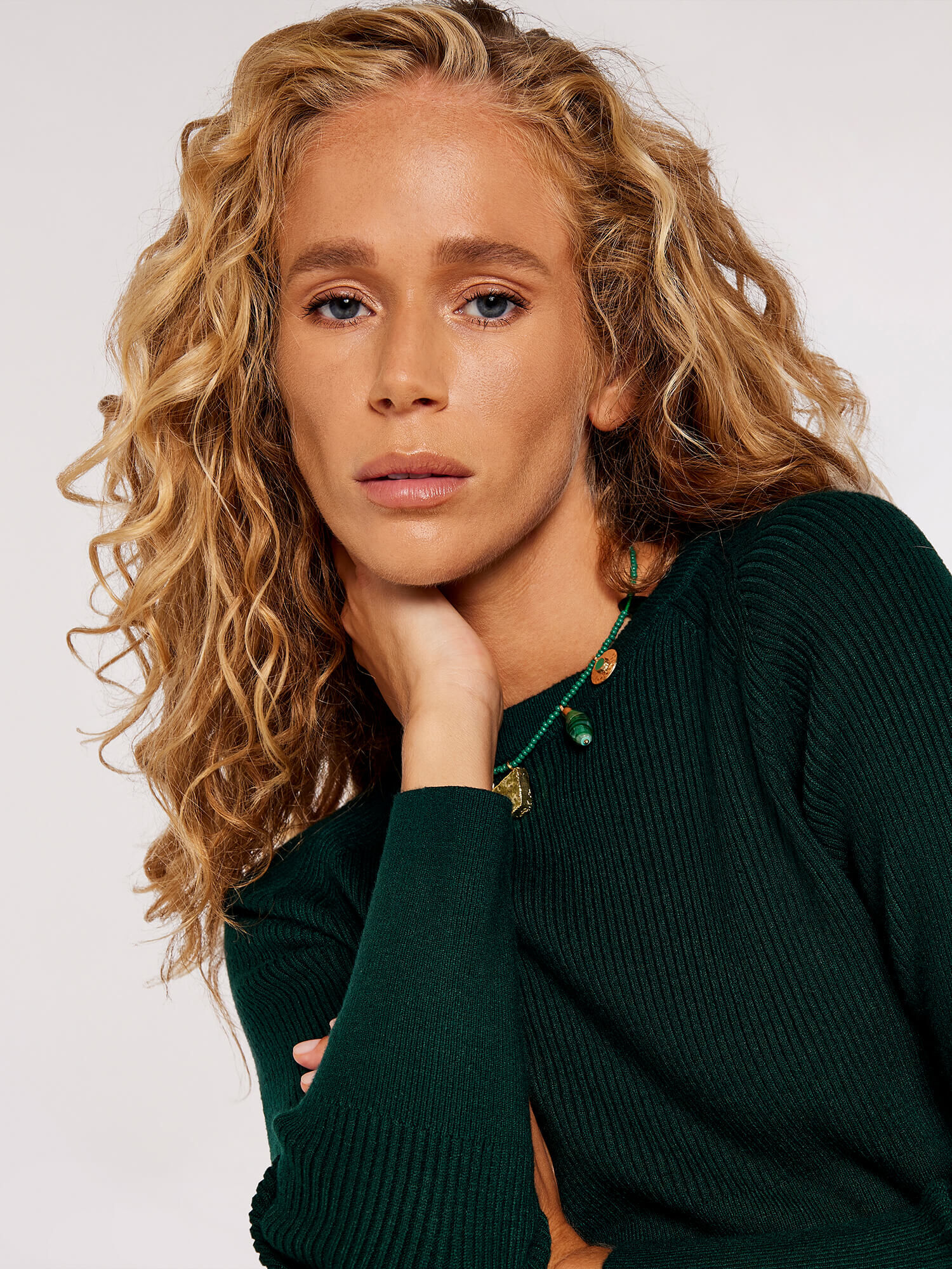Ribbed Knit Cropped Top
