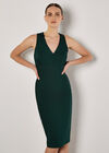 Bodycon Bandage Midi Dress, Green, large