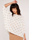 Polka Dot Top, Cream, large