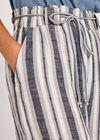 Chambray Stripe Waist Trouser, White, large
