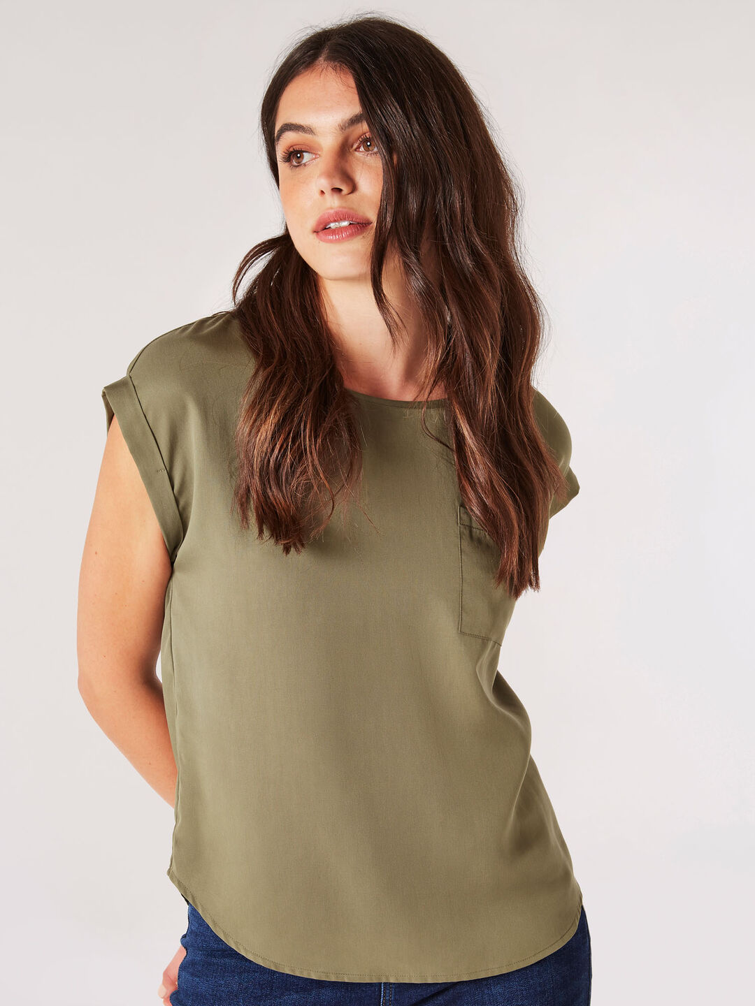 Image of Button Back T-Shirt