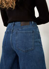 Ikeda Wide Leg Cropped Jeans, Blue, large
