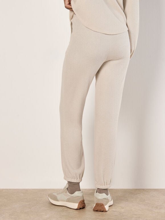 Soft Textured Joggers, Stone, large