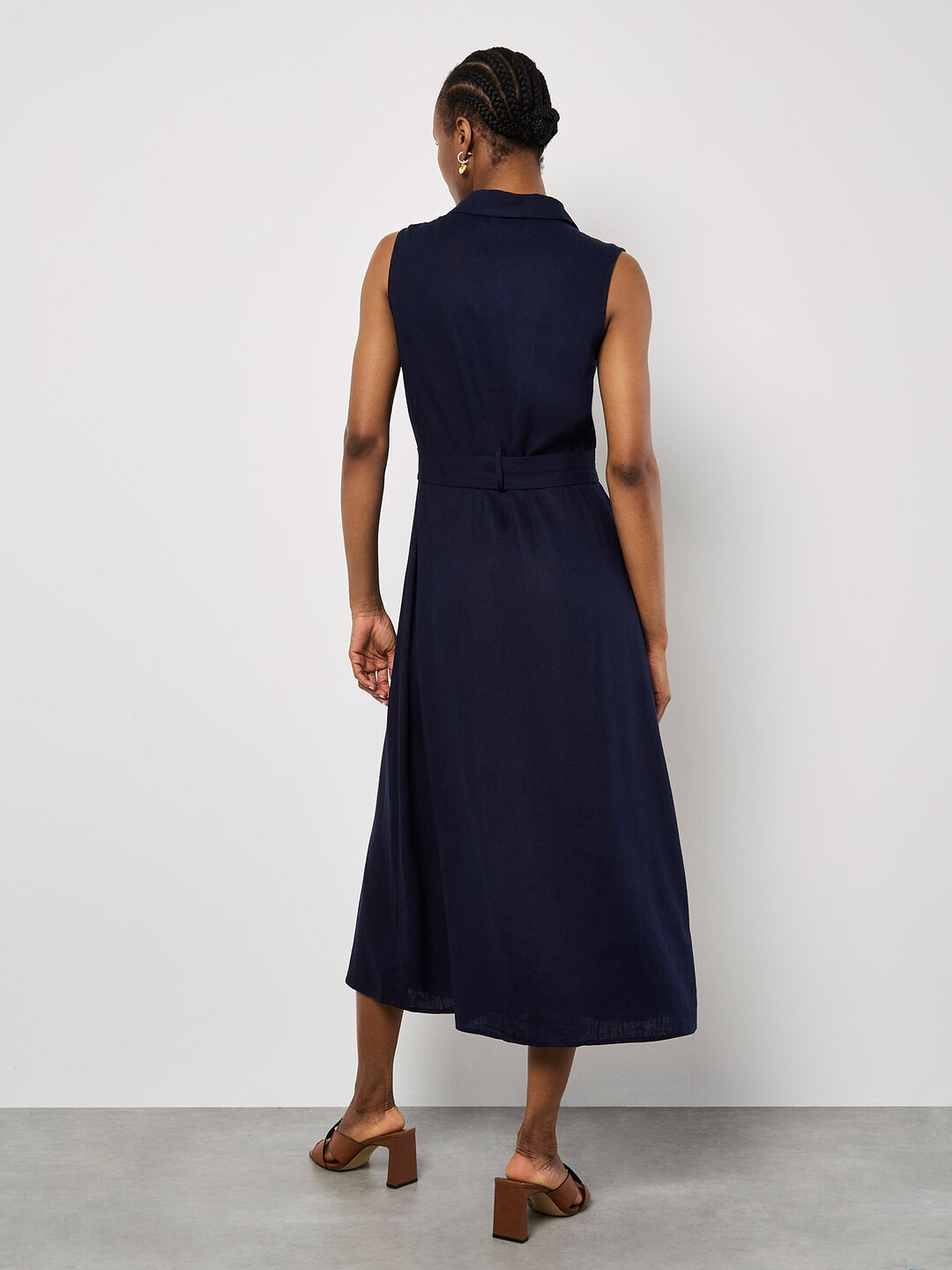 kookai white linen dress Kookai Belle Dress White – House of Hire main image 1