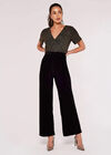 Chevron Angel Sleeve Jumpsuit, Yellow, large