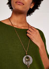 Ruched Side Top, Green, large