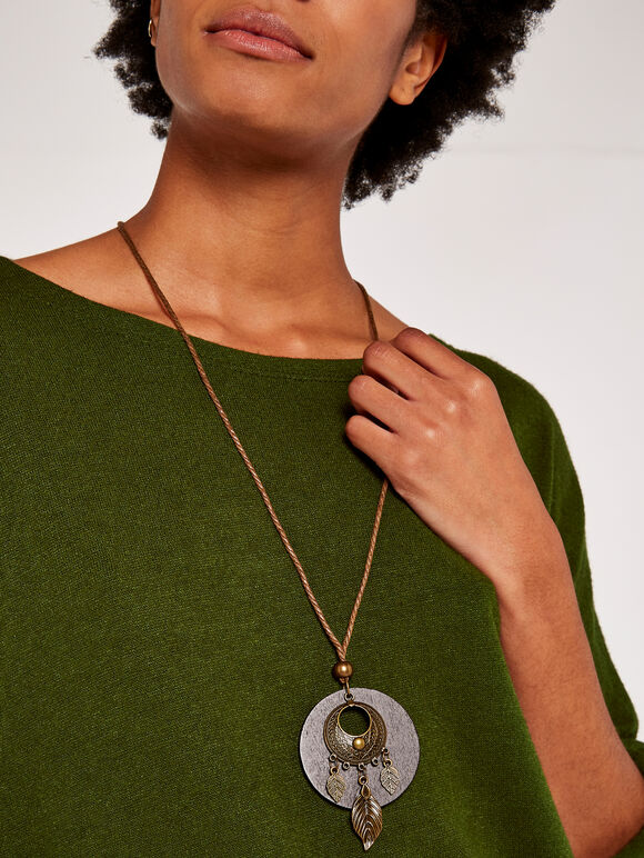 Ruched Side Top, Green, large