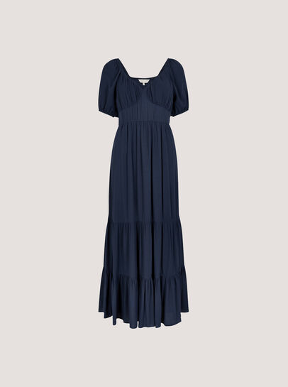 Crinkle Tiered Maxi Dress
