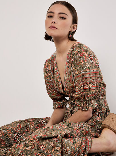 Sarasa Floral Maxi Dress
