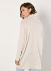 Soft Touch Wrap Tunic Top, Stone, large