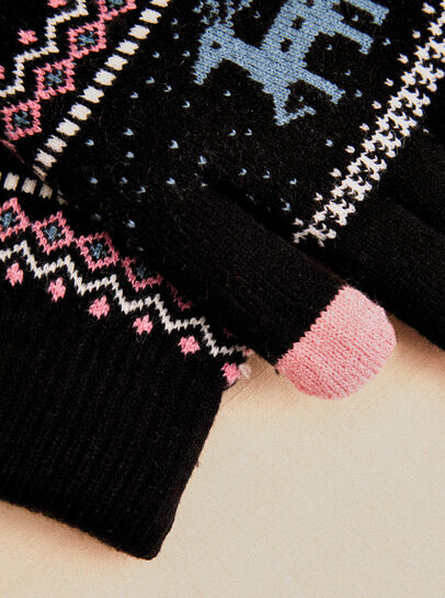 Reindeer Touch Screen Gloves