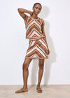 Chevron Crochet Top, Stone, large
