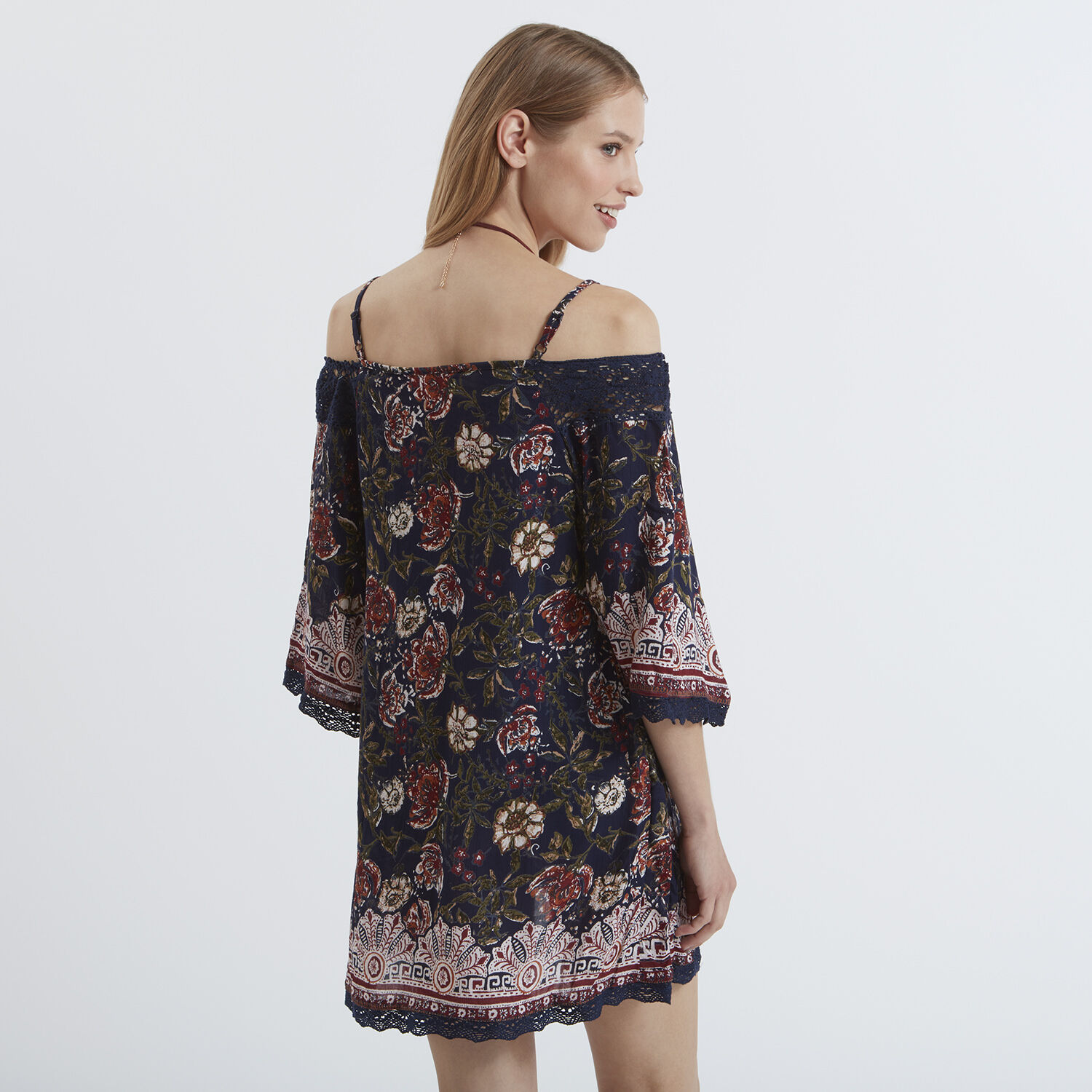 Cold shoulder tunic dress shop