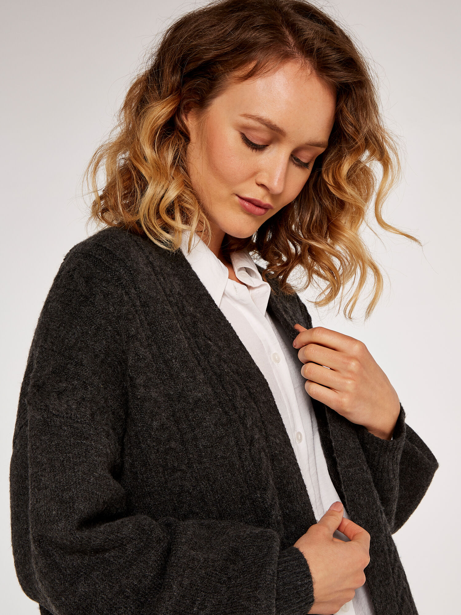 Cable Knit Coatigan
