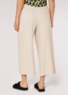 Linen Mix Culotte , Stone, large