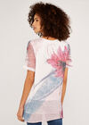 Flower Layer Top, Cream, large