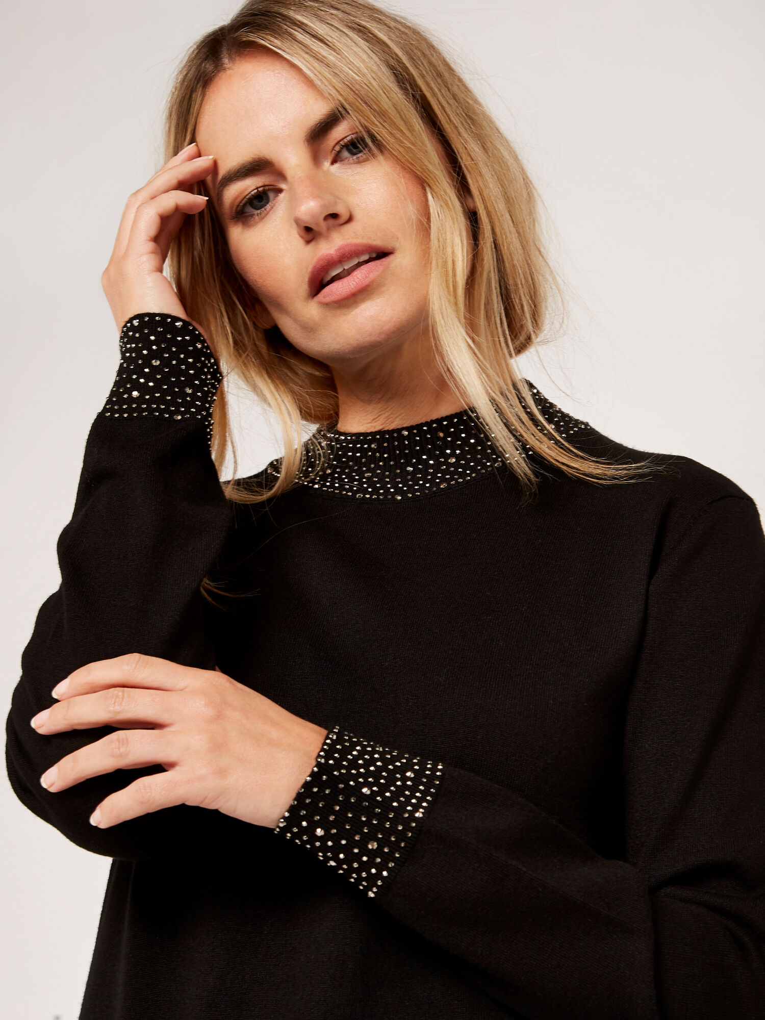 Studded jumper top