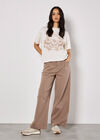 Free Spirit Embroidered Butterfly T-Shirt, Cream, large