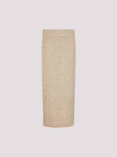 Waffle Knit Midaxi Skirt