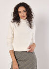 Fluffy Reversible Jumper, Cream, large
