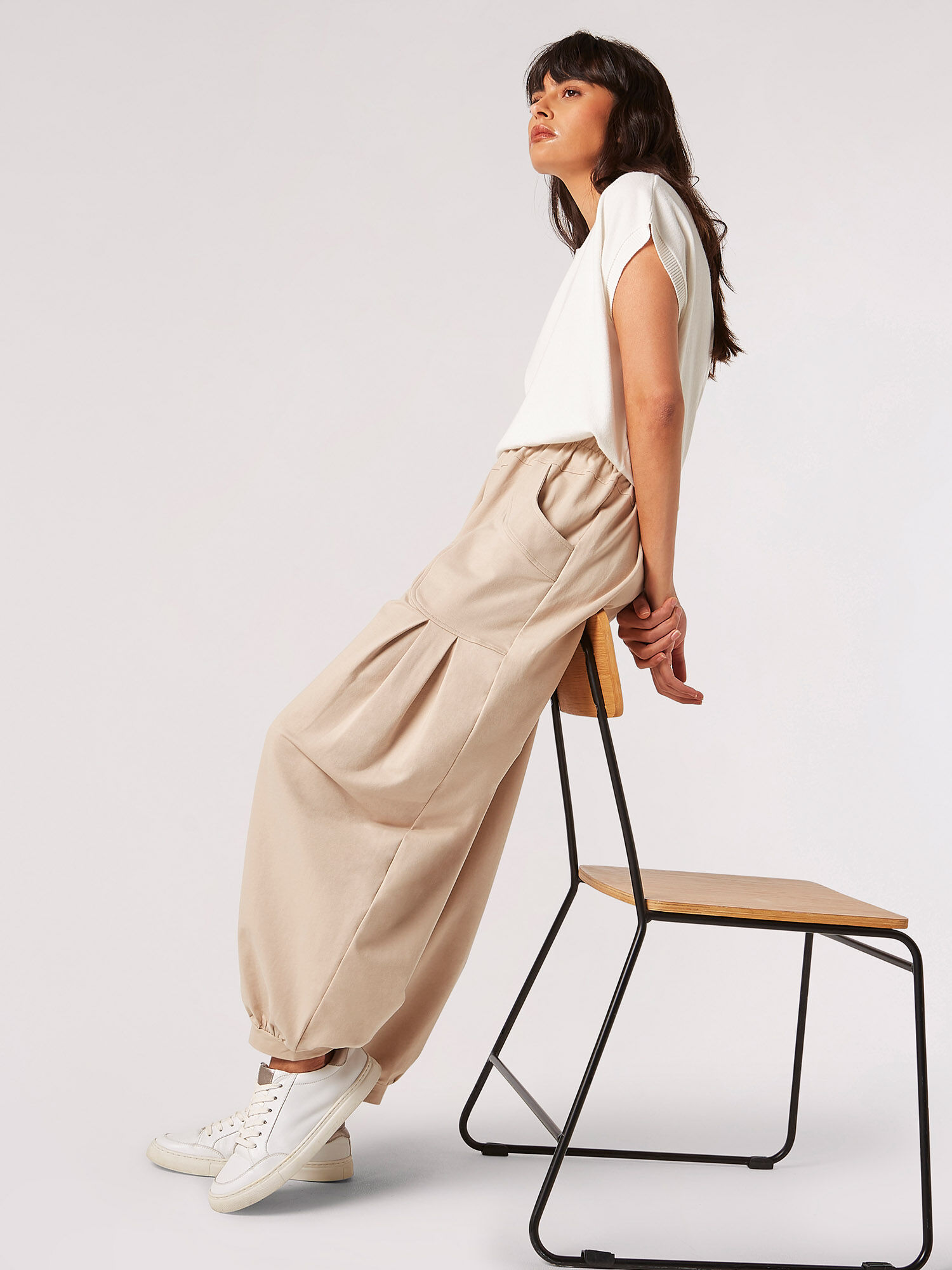 Cotton oversized sale joggers
