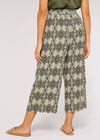 Ikat tile culotte, Khaki, large