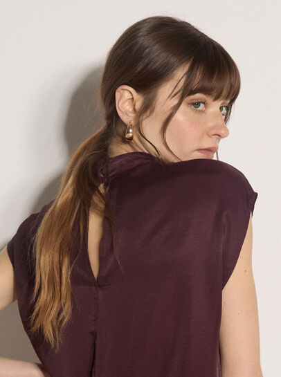 Soft Mock Neck Tank Top