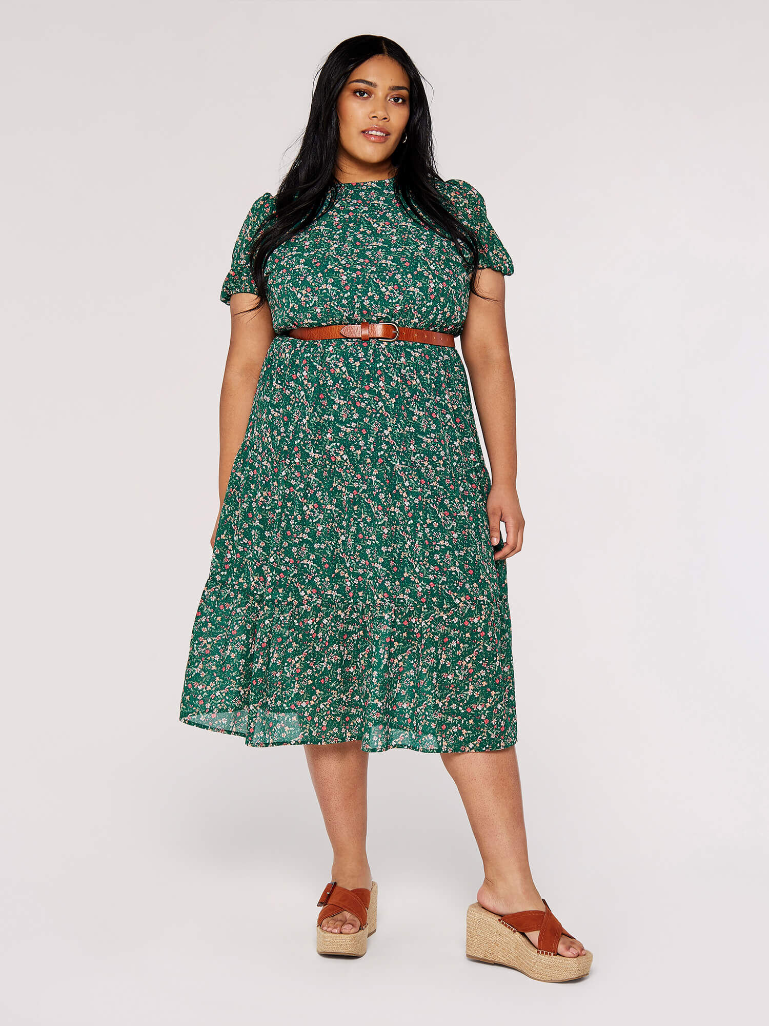 Knee length smock dress 2025