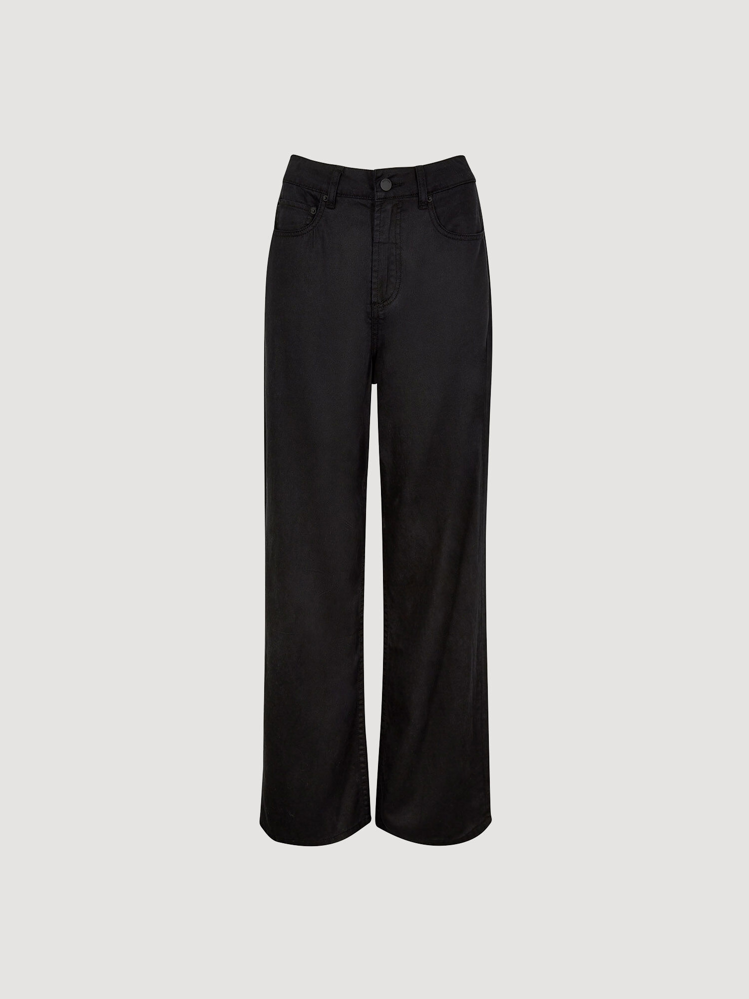 Peoplesense A-line Wide-leg Jeans Black – peoplesense