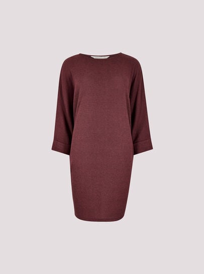 Ribbed Cocoon Mini Dress